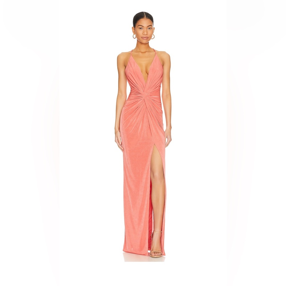 Katie May pixie gown in nectarine